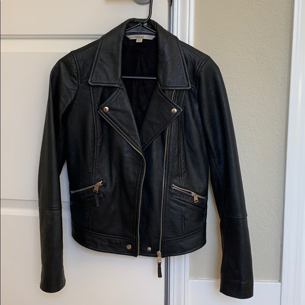 Zara leather jacket